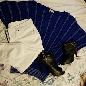 Super girl blue and silver shirt!! 😍😍